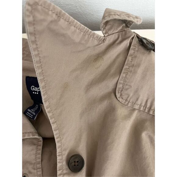 GAP Factory Trench Coat Size S - Picture 7 of 9